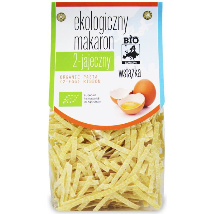 Makaron (2-jajeczny) Wstążki BIO 250g | BIO PLANET - seria INNE - Ekochatka