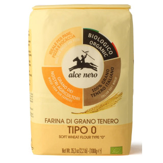Mąka Pszenna Typ 0 na Pizzę BIO 1kg | ALCE NERO - Ekochatka