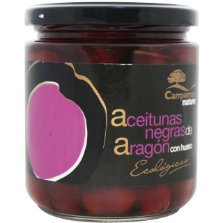 Oliwki Czarne z Pestką w Zalewie BIO 350g (200g) | CAMPOMAR NATURE - Ekochatka