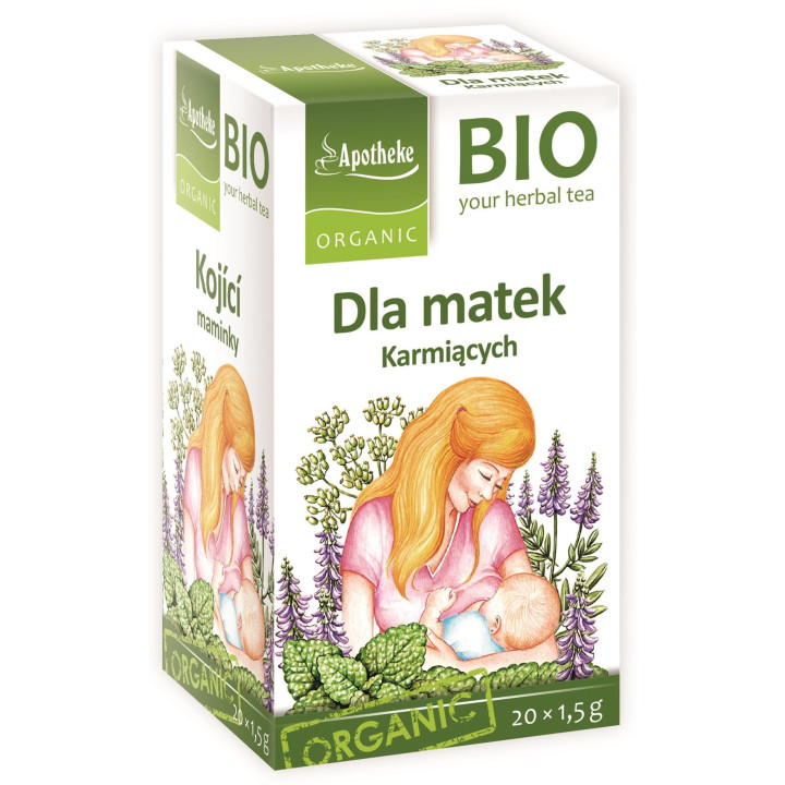 Herbatka dla Matek Karmiących BIO (20x1,5g) 30g | APOTHEKE - Ekochatka
