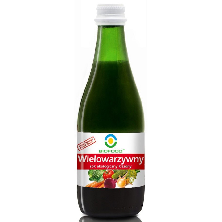 Sok Wielowarzywny Kiszony NFC Bezglutenowy BIO 300ml | BIOFOOD - Ekochatka