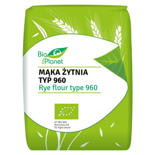 Mąka Żytnia Typ 960 BIO 1kg | BIO PLANET - Ekochatka