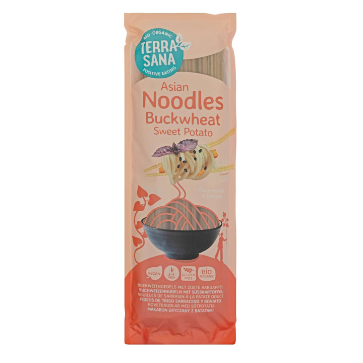 Makaron (Gryczany z Batatami) Noodle Spaghetti Bezglutenowy BIO 250g | TERRASANA - Ekochatka