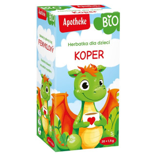Herbatka dla Dzieci Koper Włoski BIO (20x1,5g) 30g | APOTHEKE - Ekochatka