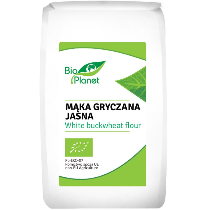 Mąka Gryczana Jasna BIO 500 g - BIO Planet - Ekochatka