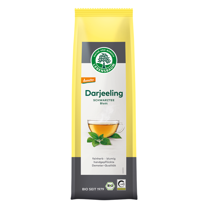Herbata Czarna Liściasta Darjeeling DEMETER BIO 75g | LEBENSBAUM - Ekochatka