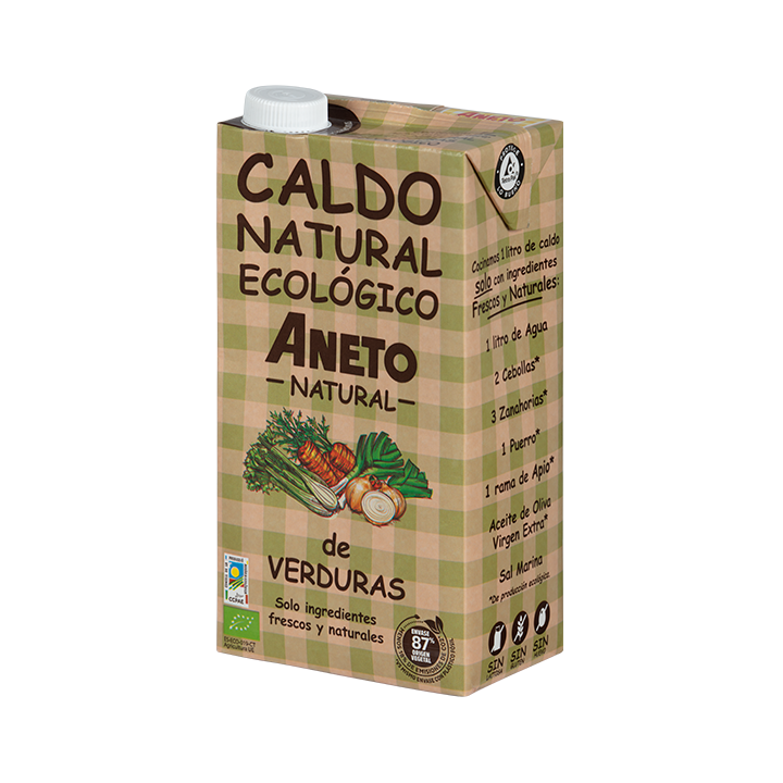 Bulion Warzywny w Płynie Bezglutenowy BIO 1l | ANETO - Ekochatka