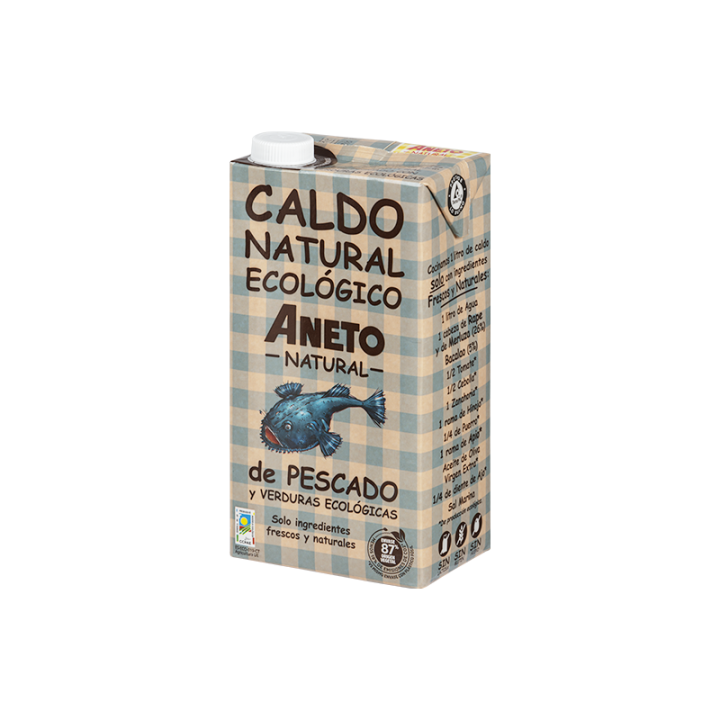 Bulion Rybny z BIO Warzywami w Płynie Bezglutenowy 1l | ANETO - Ekochatka