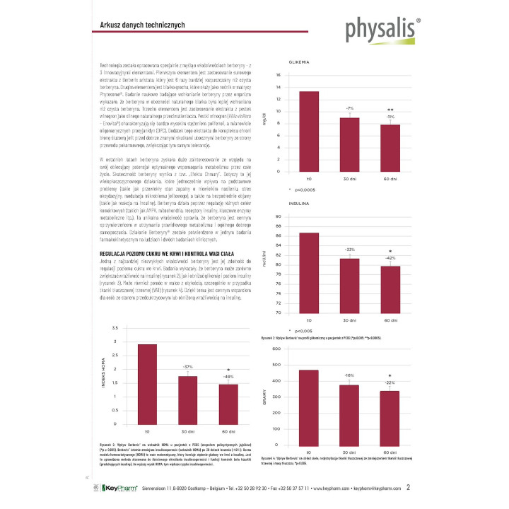 Berberyna Forte 30 Tabletek | PHYSALIS - Ekochatka