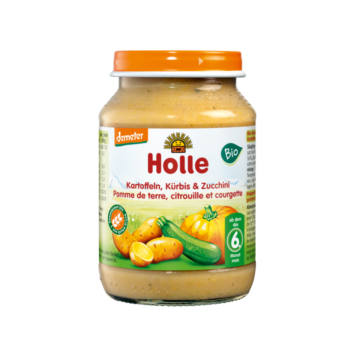 Dynia z Cukinią i Ziemniakami bez Dodatku Cukrów Bezglutenowe od 6 Mie | HOLLE - Ekochatka
