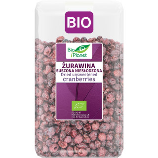 Żurawina Suszona Niesłodzona BIO 150 g - BIO Planet - Ekochatka