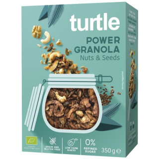 Granola Orzechy - Nasiona Bezglutenowa BIO 350 g  | TURTLE - Ekochatka
