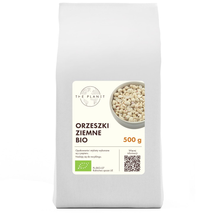 Orzeszki Ziemne BIO 500 g - The Planet | THE PLANET - Ekochatka
