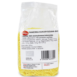 Panierka Kukurydziana Bezglutenowa BIO 200g | AMYLON - Ekochatka