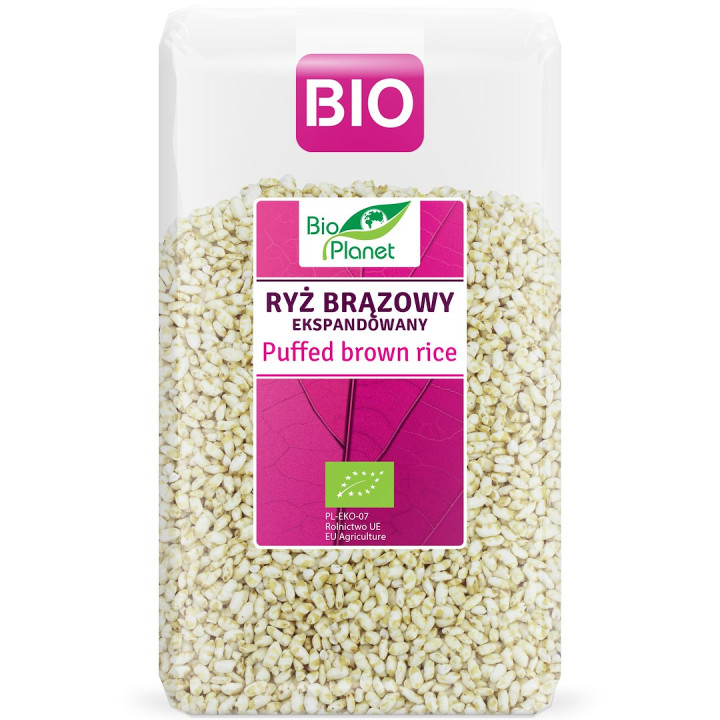 Ryż Brązowy Ekspandowany BIO 150 g - BIO Planet - Ekochatka