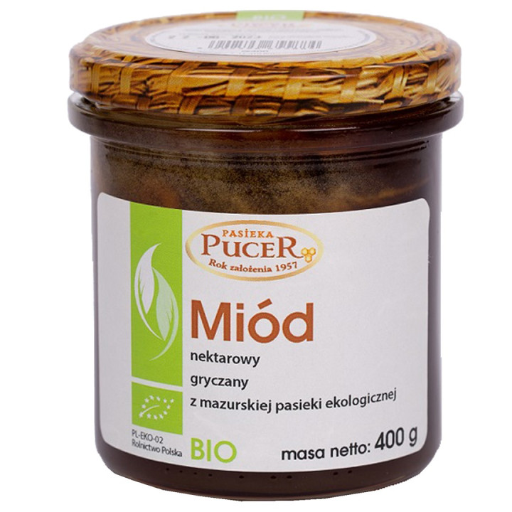 Miód Gryczany BIO 400 g - Pasieka Pucer | PASIEKA PUCER - Ekochatka