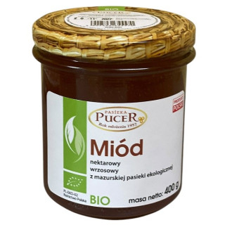 Miód Wrzosowy BIO 400 g - Pasieka Pucer | PASIEKA PUCER - Ekochatka