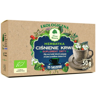 Herbatka Ciśnienie Krwi BIO (25x2g) 50g | DARY NATURY - herbatki - Ekochatka