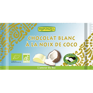 Czekolada Gorzka z Nadzieniem Kokosowym BIO 100g | RAPUNZEL - Ekochatka