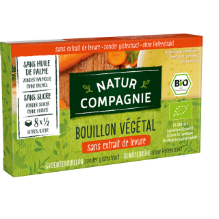 Kostki Bulionowe Warzywne bez Cukru i Drożdży BIO 84 g - Natur Compagn