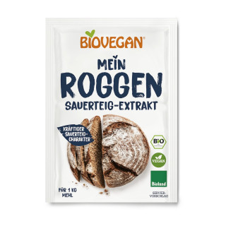 Zakwas Chlebowy Żytni w Proszku BIO 30 g - Biovegan - Ekochatka