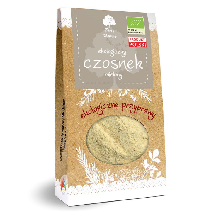 Czosnek Mielony BIO 50 g - Dary Natury - Ekochatka