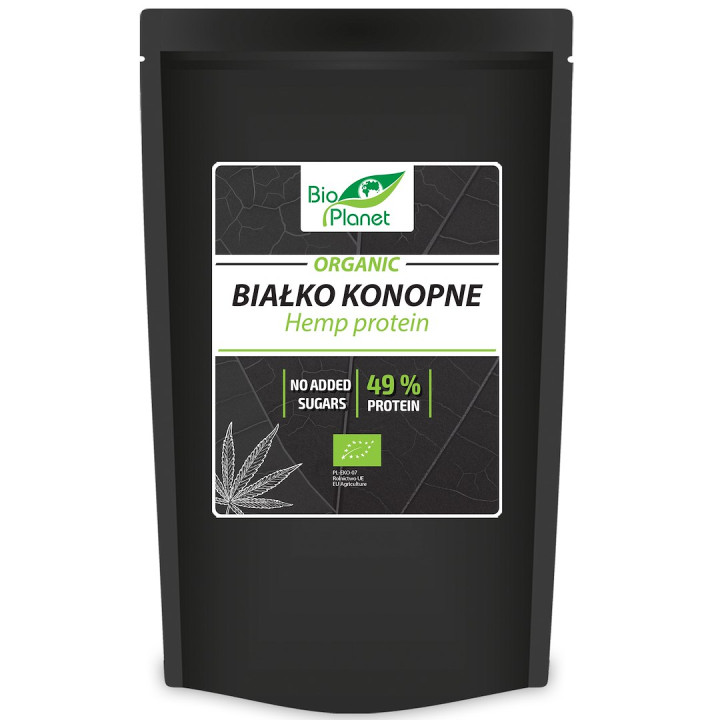 Białko Konopne w Proszku Wegańskie BIO 150 g - BIO Planet - Ekochatka