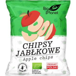Chipsy Jabłkowe Suszone BIO Bezglutenowe 100 g - BIO Planet - Ekochatk