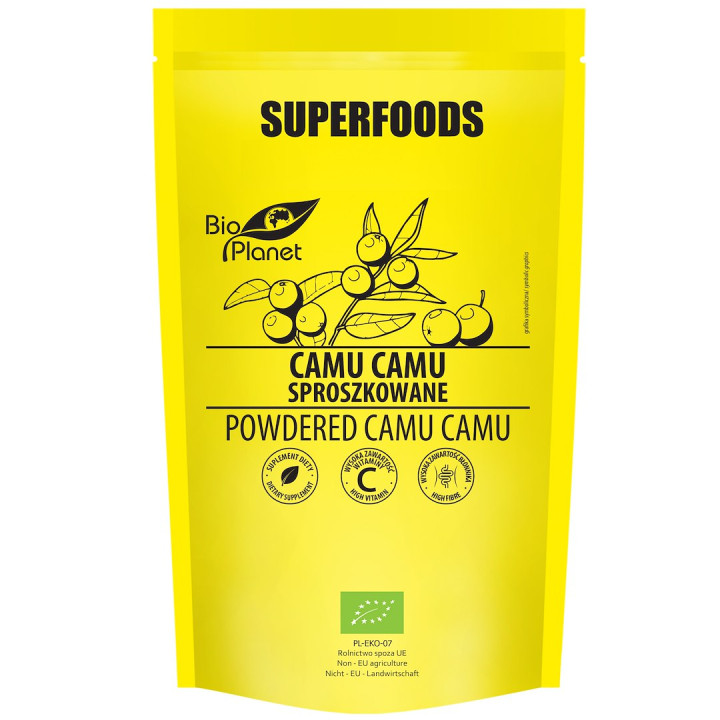 Camu Camu Sproszkowane Naturalna Witamina C BIO 150 g - BIO Planet Sup