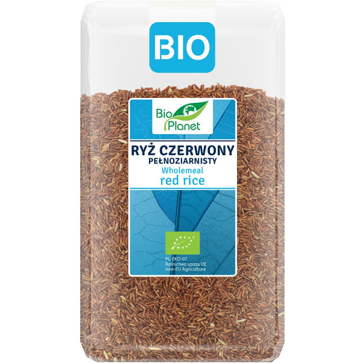 Ryż Czerwony Pełnoziarnisty BIO 1 kg - Bio Planet - Ekochatka