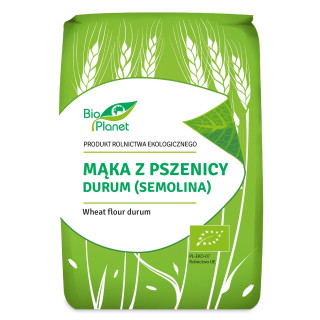 Mąka z Pszenicy Durum Semolina BIO 1 kg - Bio Planet - Ekochatka