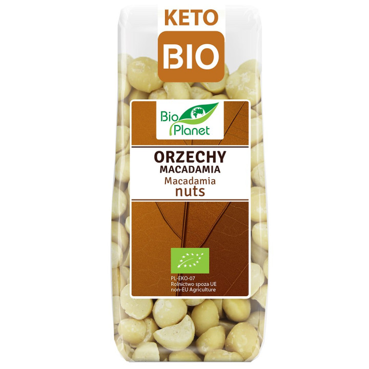 Orzechy Macadamia BIO 200 g - Bio Planet - Ekochatka