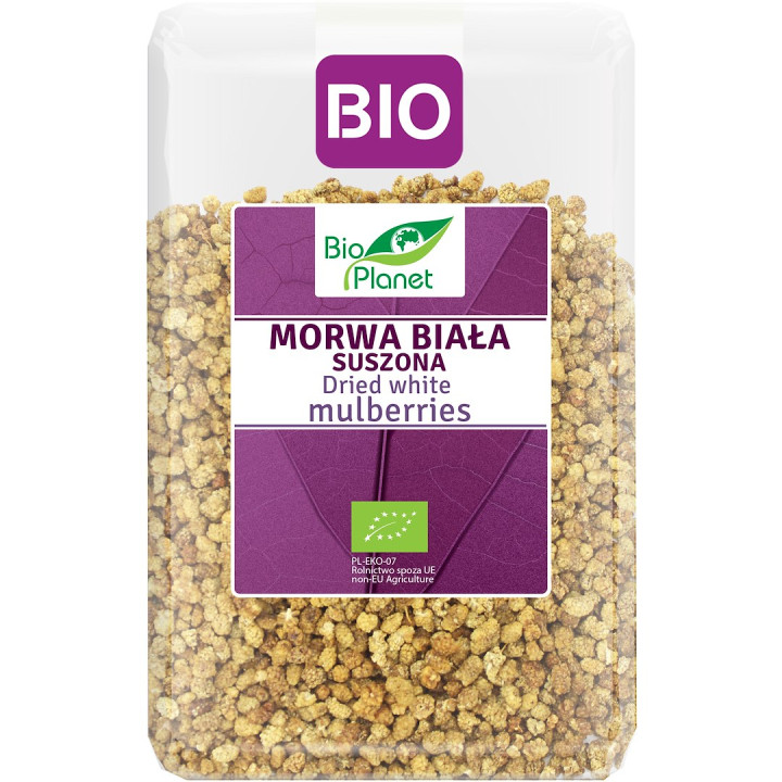 Morwa Biała Suszona BIO 1 kg - Bio Planet - Ekochatka