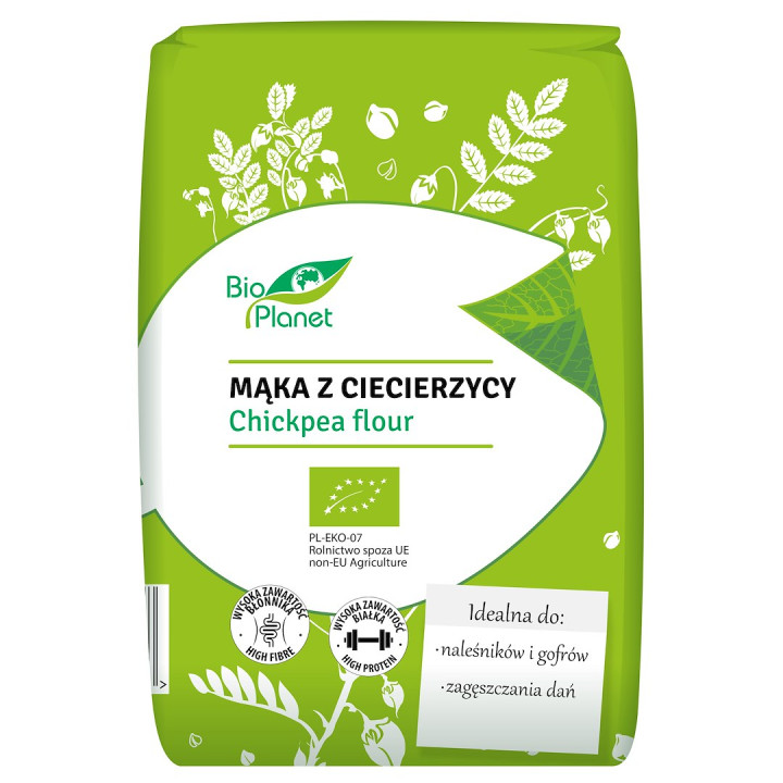 Mąka z Ciecierzycy BIO 400 g - Bio Planet - Ekochatka