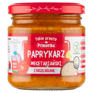 Paprykarz z Kaszą Jaglaną Bezglutenowy 160 g - Primavika - Ekochatka