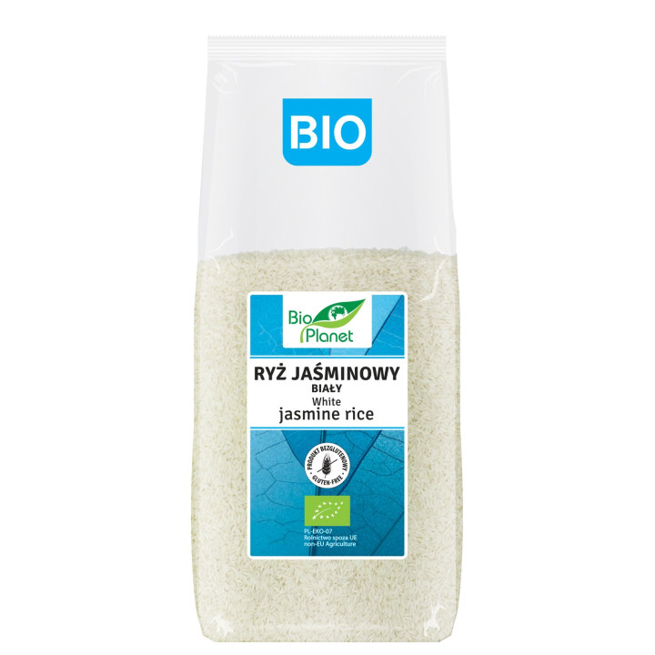 Ryż Jaśminowy Biały Bezglutenowy BIO 1 kg - Bio Planet - Ekochatka
