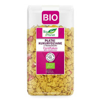 Płatki Kukurydziane z Truskawkami bez Cukru BIO 250 g - Bio Planet