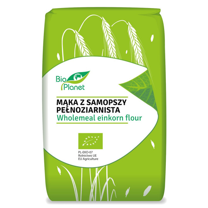 Mąka z Samopszy Pełnoziarnista BIO 500 g - Bio Planet - Ekochatka