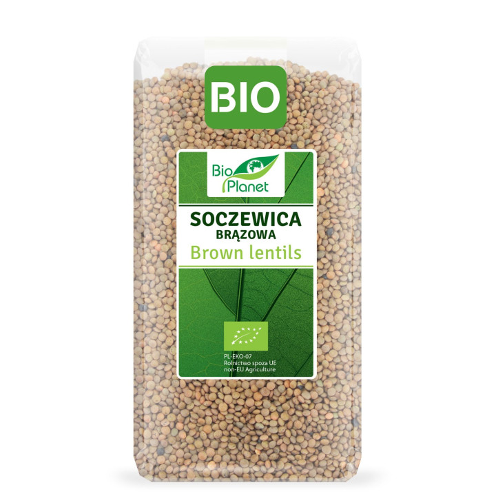 Soczewica Brązowa BIO 500 g - Bio Planet - Ekochatka