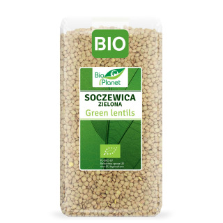 Soczewica Zielona BIO 500 g - Bio Planet - Ekochatka