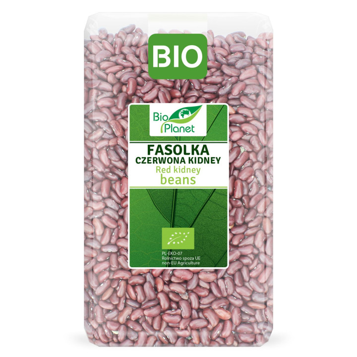 Fasolka Czerwona Kidney BIO 1 kg - Bio Planet - Ekochatka