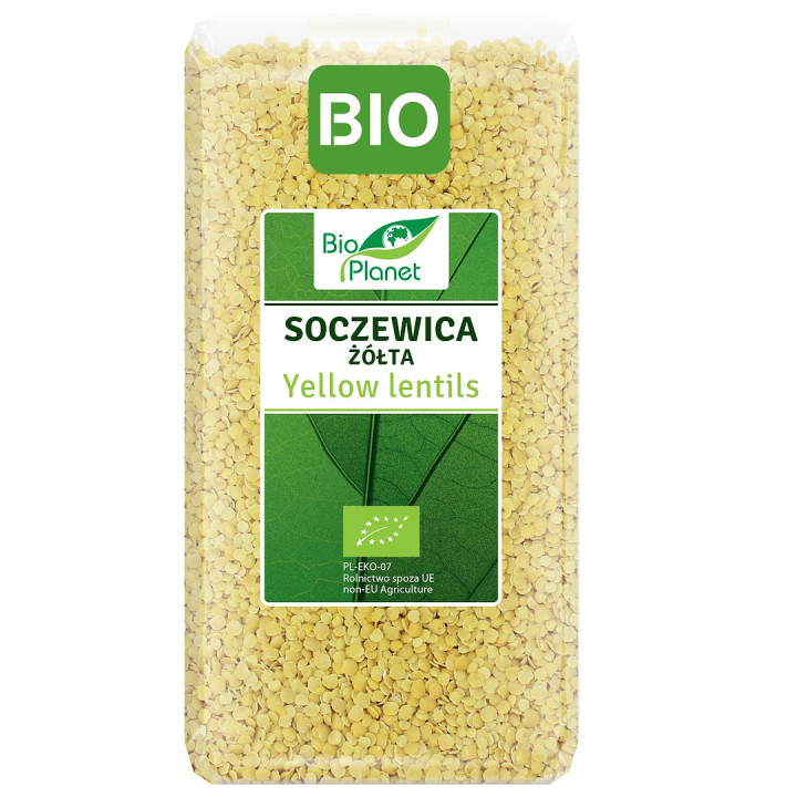 Soczewica Żółta BIO 500 g - Bio Planet - Ekochatka