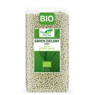 Groch Zielony Cały BIO 500 g - Bio Planet - Ekochatka