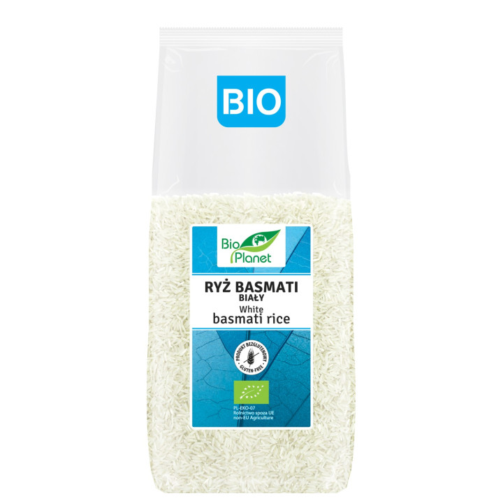 Ryż Basmati Biały Bezglutenowy BIO 1 kg - Bio Planet - Ekochatka