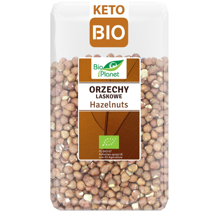 Orzechy Laskowe BIO 1 kg - Bio Planet - Ekochatka