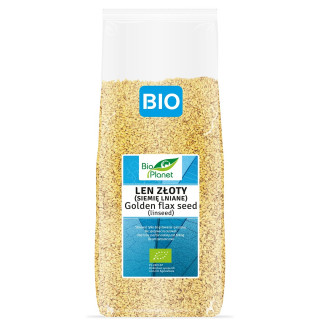 Len Złoty Siemię Lniane BIO 1 kg - Bio Planet - Ekochatka
