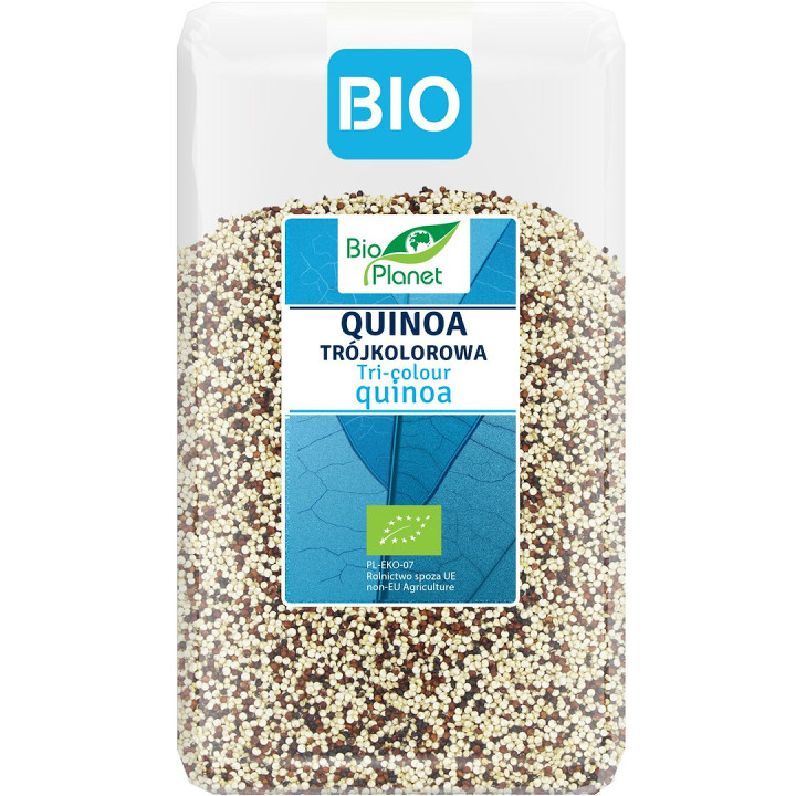 Quinoa Trójkolorowa Komosa Ryżowa BIO 1 kg - Bio Planet - Ekochatka