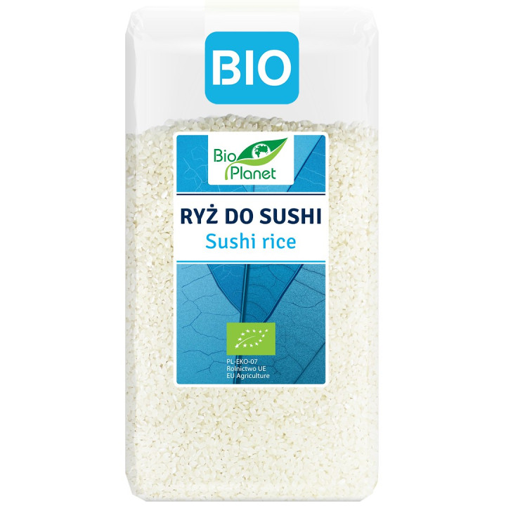 Ryż do Sushi Okrągły Biały BIO 500 g - Bio Planet - Ekochatka