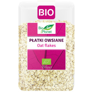 Płatki Owsiane BIO 1 kg - Bio Planet - Ekochatka