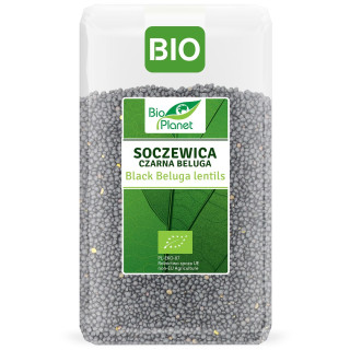 Soczewica Czarna Beluga BIO 1 kg - Bio Planet - Ekochatka